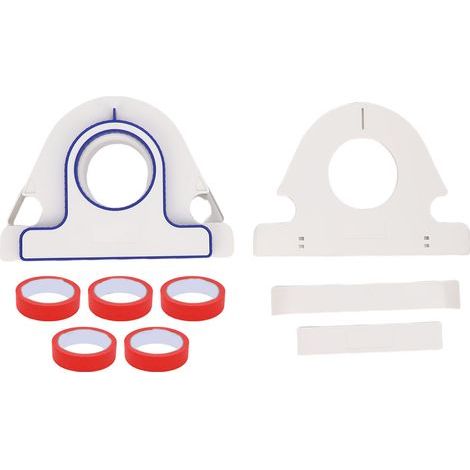 Fafeicy Applicateur de Bande de Peinture de Masquage de 6pcs, Applicateur Portable de la Paperasse de 25 Mm de Largeur pour les Garnitures de Peinture pour le Sol Mural (1/5)
