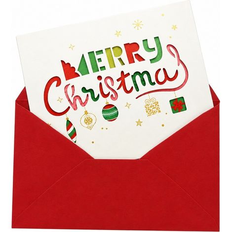 Cartes Noël Enveloppes Vœux Mignons Enfant Maison École, 11 (1/5)