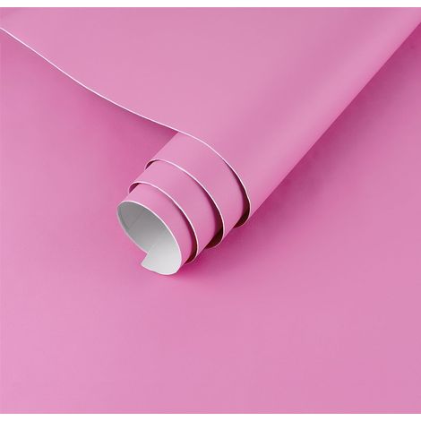 Carta parati autoadesiva Pellicola Vinilica 60 cm x 5 m Rosa (1/5)