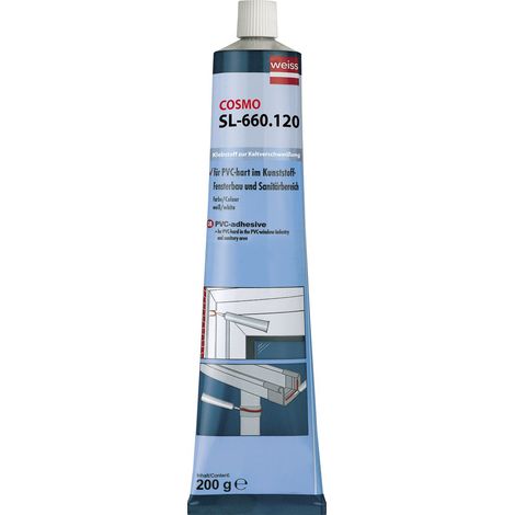 COSMO SL-660.120, PVC-Klebstoff weiß 200g