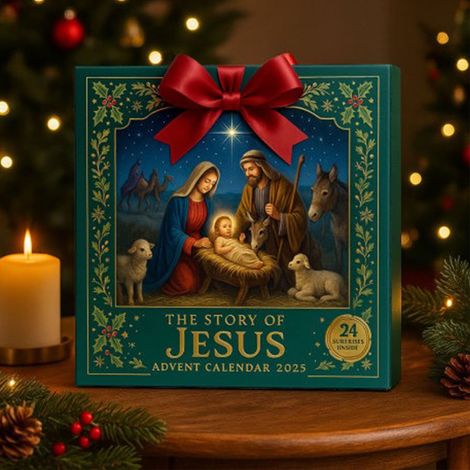 Calendrier De Lavent - Ornements Acrylique - 24 Pièces - Décoration De Noël Religieuse - Pour Arbre De Noël Maison Église - 2025 (1/3)