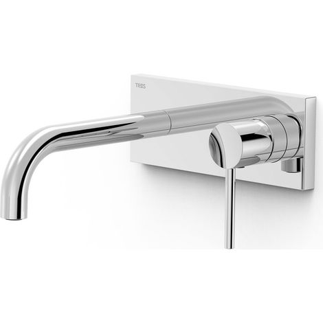 TRES 26230031 STUDY Pieza Vista para Cuerpo Empotrado De Lavabo Color Cromo - ref: 26230031