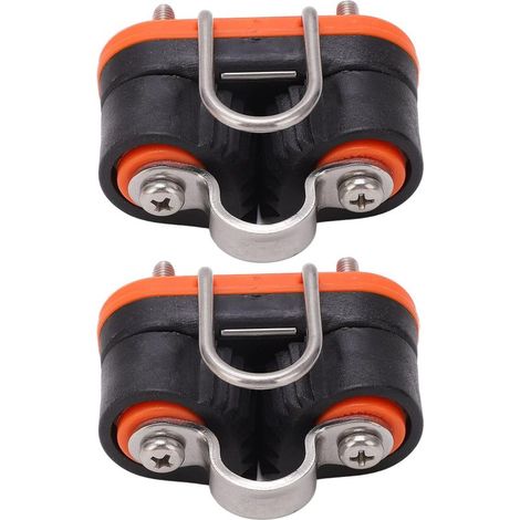 Taquet Coinceur pour Voiliers, Conception Robuste Taquet Coinceur à Entrée Rapide avec Anneau de Guidage pour Cordage de 3‑12 Mm