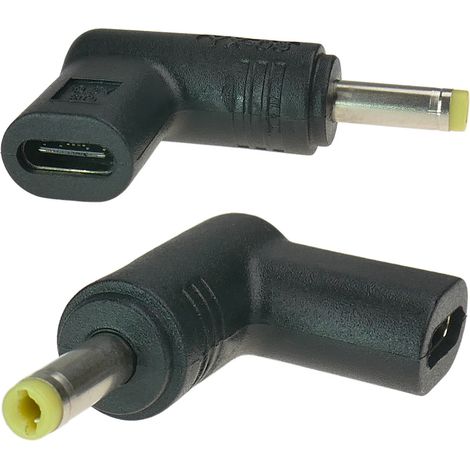 USB-C-Adapter zur Stromversorgung eines Laptops mit einer 4,0 x 1,7 mm-Buchse