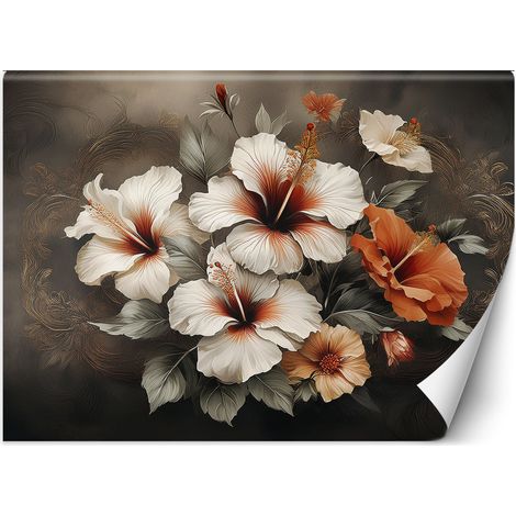 Fototapete 3D abstrakte Blume 250x175 cm (1/5)