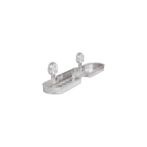 Mensola portaoggetti, porta articoli da toeletta, vassoio doccia rimovibile, accessori per il bagno, salvaspazio, design da montare sul rubinetto, contenitore multifunzionale, materiale - Crezuo