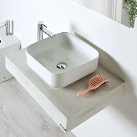 Lavabo da appoggio 38x38 Quadrato Lyam (1/3)
