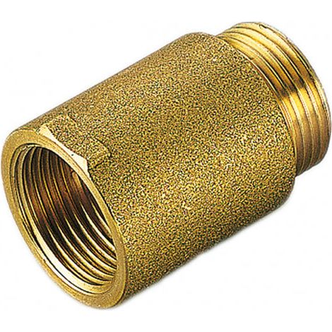 Prolunga maschio-femmina 1/2" 4 cm ottone giallo