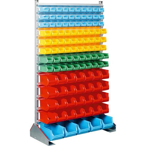 Etagere avec 113 boites en plastique lxpxh 1130x500x1900 mm ProfiPlus DepotSHS 113