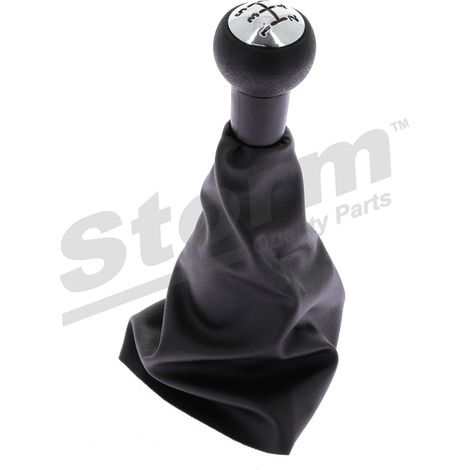 Pommeau 5 vitesses chromé avec soufflet compatible Citroën 7589S4 (1/5)