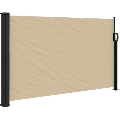 Tenda da Sole Tenda parasole Laterale Retrattile Beige 120x600 cm (1/4)