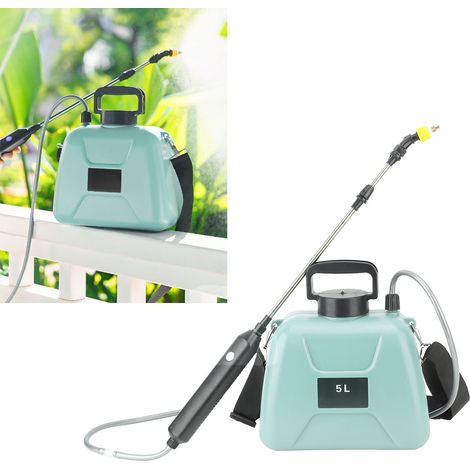 Pulvérisateur électrique pour l'arrosage des fleurs, la pulvérisation de pesticides, la désinfection, pulvérisateurs, petits pulvérisateurs agricoles, bleu. (1/5)