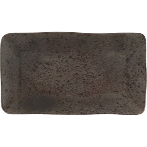 Assiette rectangulaire en pierre de fer 280 mm - Finedine (1/5)