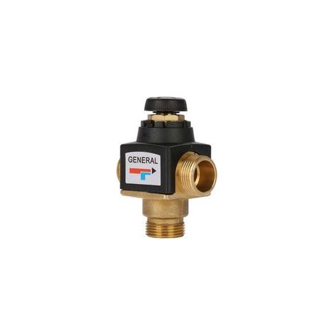 Mitigeur thermostatique de douche en laiton – Débit élevé – Système de sécurité anti-brûlure – Plage de température 35-60°C (1/5)