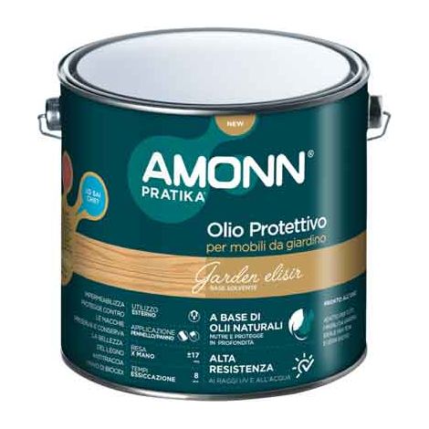 OLIO PROTETTIVO PER LEGNO 'GARDEN ELISIR' AMONN 0,75 lt -