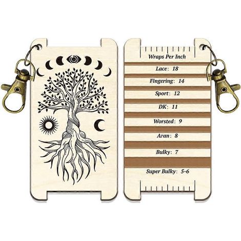 planche anti-mites pour filage, carte de contrôle de filage, guide-fil occulte WPI avec fermoir, planche de guidage en bois pour enroulement de fil avec gabarit pour fileurs (1/5)