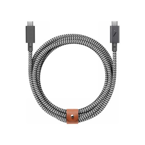 Native Union Belt Cable Pro 240W - USB-C - Cavo USB-C, 2,4 m (zebra) (1/2)