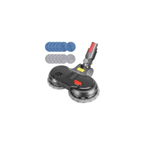 Lote de 12 chiffons de vadrouille électrique pour aspirateur Dyson V7 V8 V10 V11 V15 – Nettoyage sols durs et parquets – Élimine taches et poils d'animaux