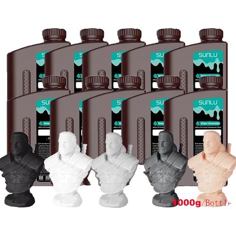 Resina 3D, formato da 1000 g, basso ritiro, forma liquida (1/2)