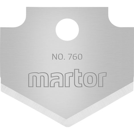 MARTOR 760.50 LAME À BOUT TRIANGULAIRE ''N° 760'', ARGENT, SET DE 10 PIÈCES (1/4)