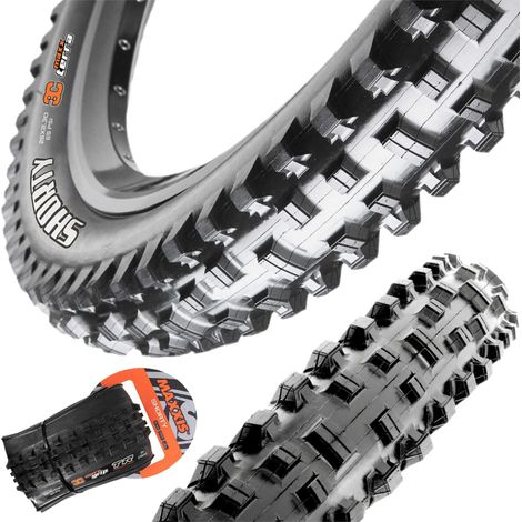 Neumático de bicicleta 27.5x2.30 Maxxis Shorty EXO 3C TR plegable para MTB, Enduro y Trail. (1/5)