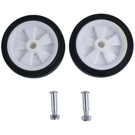 Lot de 2 roulettes pour compresseurs d'air – Diamètre 15,7 cm – Absorption des chocs – Antidérapantes et silencieuses