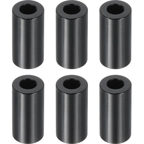 Entretoises en Aluminium M5 5,2mm ID x 10mm OD x 20mm L Noir 6 Pcs (1/5)