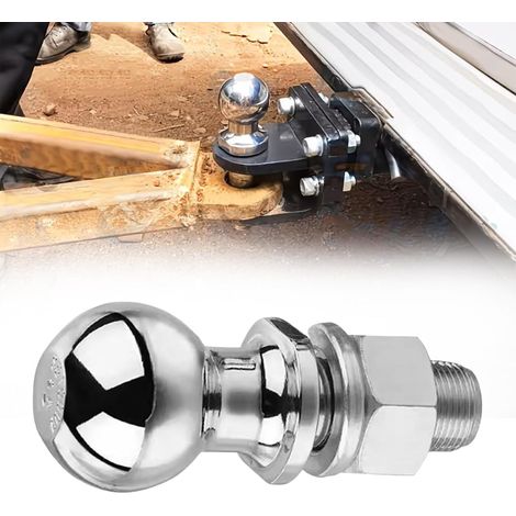Boule D'attelage de Remorque 50 mm pour Tracteurs - 3,5 Tonnes avec Boulon à Tête Sphérique 22 mm pour Barre (1/5)