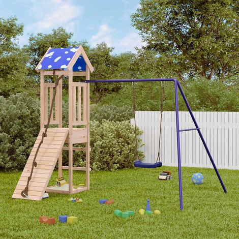 Spielturm Massivholz Kiefer (1/5)