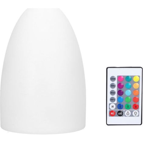 LED veilleuse en forme d'oeuf RGBW télécommande 16 couleurs lampe de Table pour intérieur maison Bar KTV salle à manger (1/5)