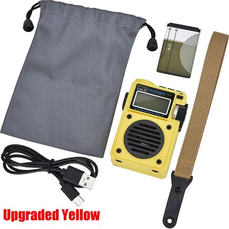 Radio FM/MW/SW/WB - Barre de son Bluetooth sans fil avec caisson de basses - Carte TF - Réveil - Minuterie de sommeil (1/5)