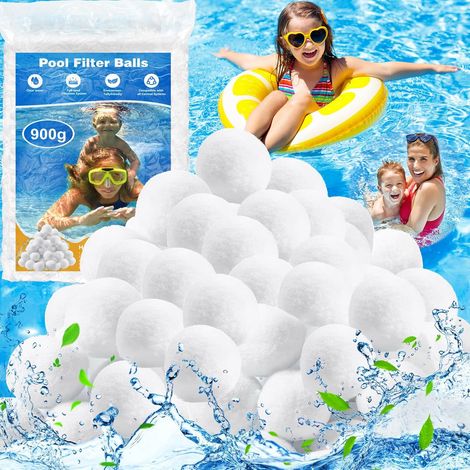 Wiederverwendbare 900-g-Filterbälle für Schwimmbäder – Ersetzt 31 kg Filtersand – Geeignet für verschiedene Schwimmbad-Filtersysteme – SONSTIGES (1/5)
