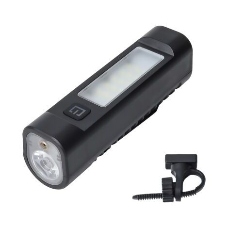 Lampe Torche Multifonction Extérieure avec Laser Rouge – Lumière Principale 4 Modes, Lumière Latérale 5 Modes, Chargement Type-C, Clip de Ceinture, Activation Facile du Laser (1/5)