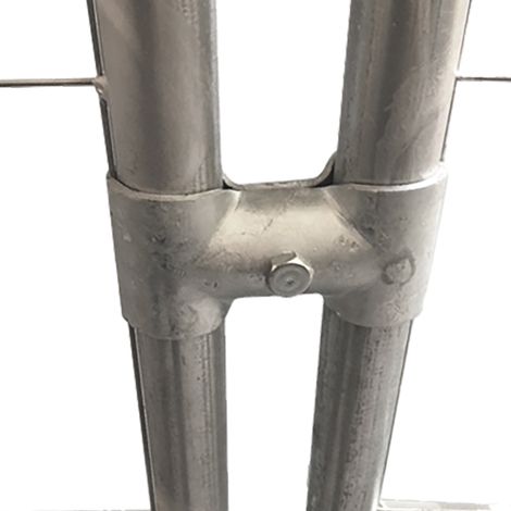 1PZ MORSETTO BLOCCA TUBO zincato