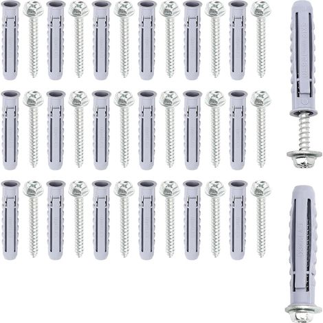 20 Stück M6x50mm Betonschrauben und -anker, Hochleistungsanker, Innensechskantschrauben und Befestigungsschrauben (1/5)