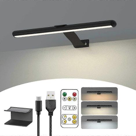 Lampe murale magnétique sans fil rechargeable pour tableaux avec télécommande 300 lm 3 modes d'éclairage idéale pour mettre en valeur vos œuvres d'art (1/3)