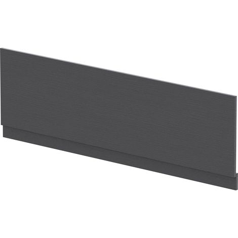 Nuie Graphite Grey Woodgrain 1800mm Bath Front Panel - MPC2207