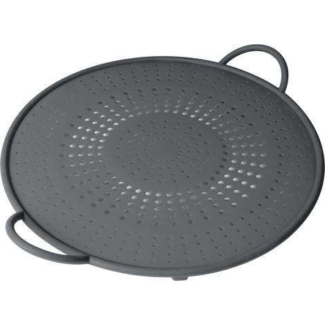 KUHN RIKON Paraspruzzi silicone rosso (grigio) Ø 30 cm (1/5)