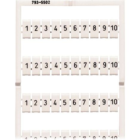 Multibeschriftungssystem 5 Karten - von 51 bis 100