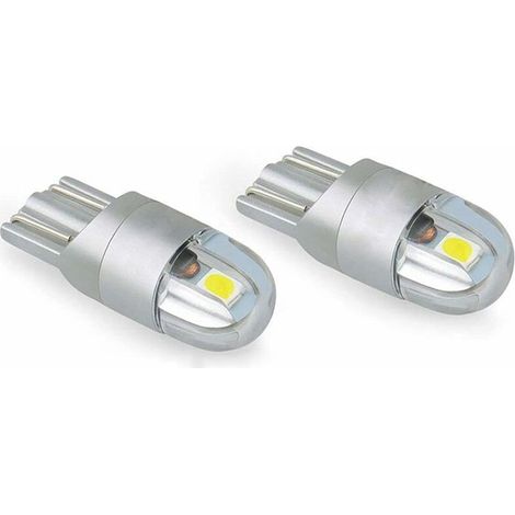 T10 W5w Led Feu de Position Veilleuses 12v 6000K Blanc 3030 2SMDClignotant Pour Ampoule Plaque Feux de Gabarit Voiture Moto (1/5)