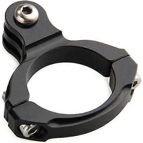 ST-87 Fahrradlenkerhalterung, runde Grundplatte aus Aluminiumlegierung für Hero3+ / Hero3 / Hero2 / Hero Kamera (Schwarz) - Schwarz (1/3)