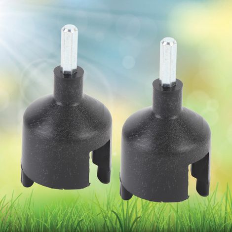 Lot de 2 Tiges Isolantes Auto-Taraudantes pour Clôtures Électriques Accessoires de Ferme Sécurité Animaux-KZQ (1/5)