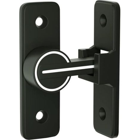 Serratura interna illuminata per porta scorrevole, gancio di chiusura a 90° per porta basculante, catenaccio di bloccaggio (90 gradi)