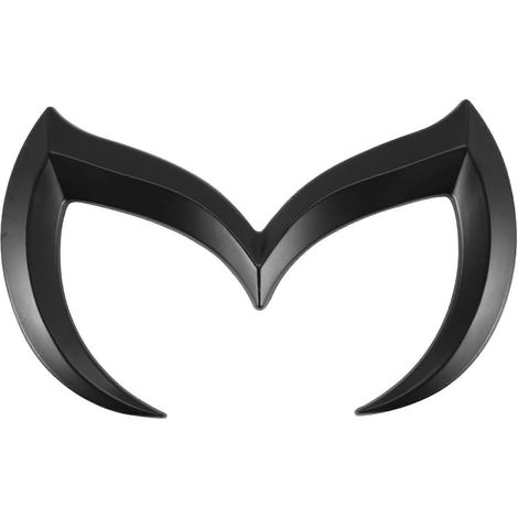 Schwarzes M-Logo, Emblemaufkleber für die Karosserie aller Fahrzeugmodelle, schwarz (1/4)