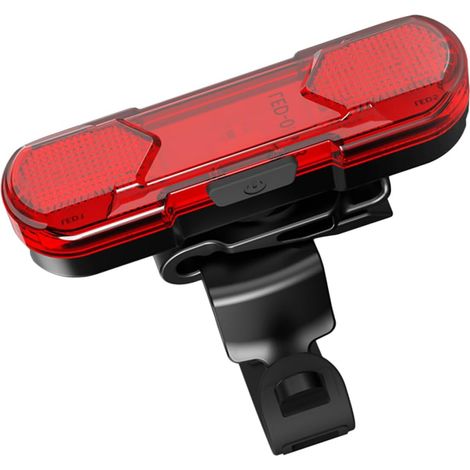 Feu arrière vélo rouge rechargeable USB, lampe de sécurité pour cyclisme nocturne (1/5)