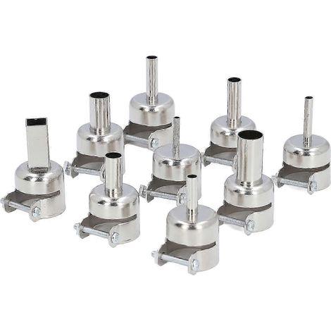 Kit de buses pour pistolet à air chaud 312 mm - 9 buses en acier inoxydable (1/5)