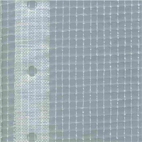 Bâche échafaudage 4,10 x 40 m, 200 g/m², translucide, protection échafaudage (1/3)