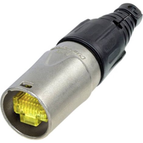Neutrik Neutrik ECON NE8MX - etherCON protezione della spina RJ45 per cavo nichel NE8MX Spina dritta Numero di poli 8P8 (1/2)