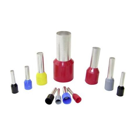 WKK CE 002506D EMBOUT SIMPLE DEXTRÉMITÉ DE CÂBLE 0.25 MM² PARTIELLEMENT ISOLÉ VIOLET 500 PC(S)