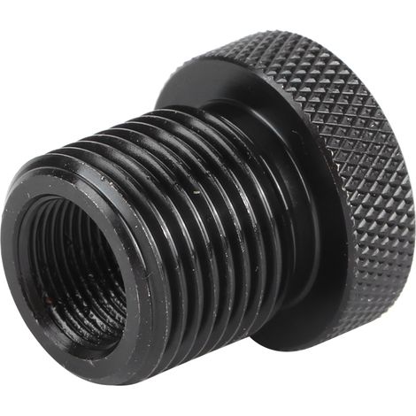 1/2‑28 auf 3/4‑16 Gewinde-Ölfilteradapter, gerändelter schwarzer Anschluss, Kfz-Teile (1/5)
